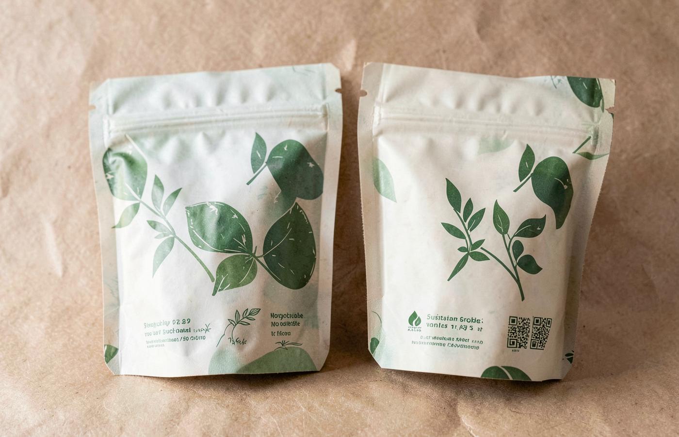 Recyclable mono-material pouches